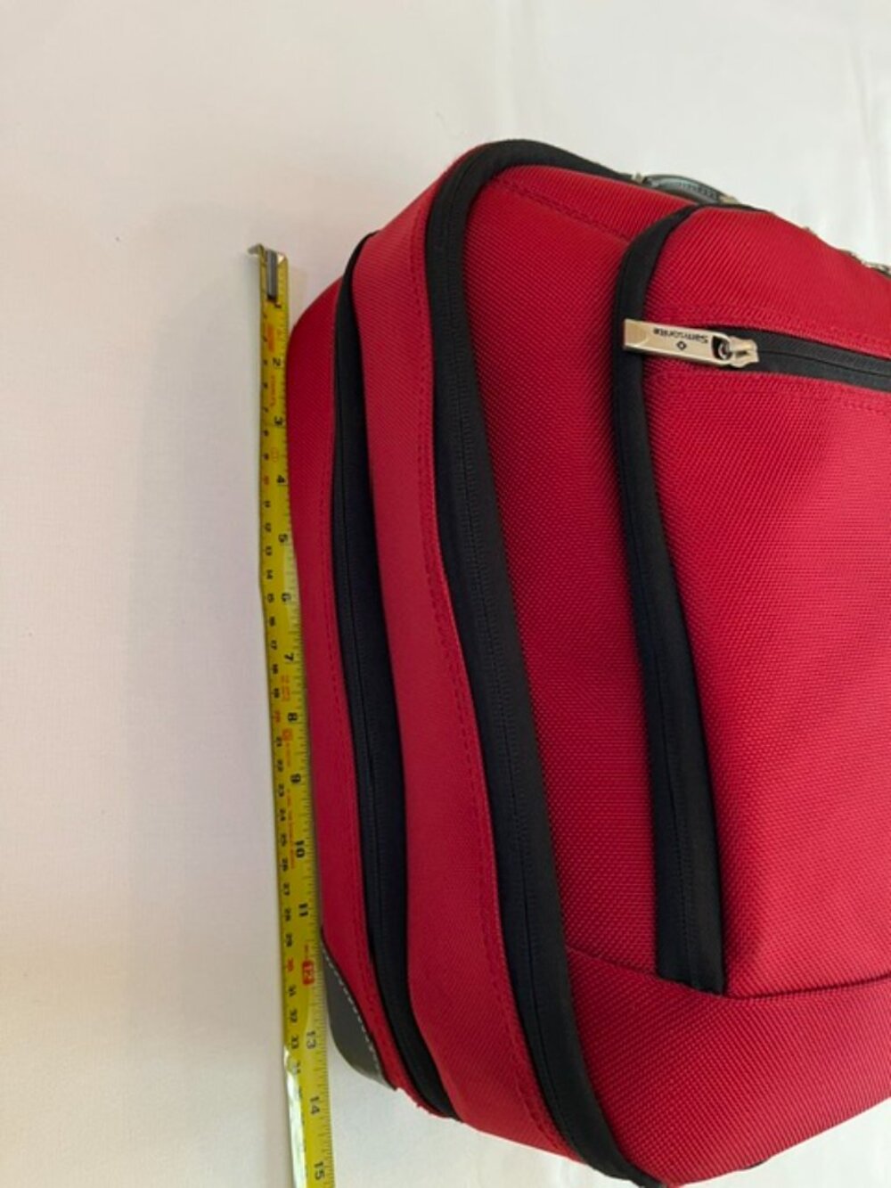 SAMSONITE | Red Softside Rolling Carry-On Business Case Travel Organizer-EUC - Picture 9 of 16
